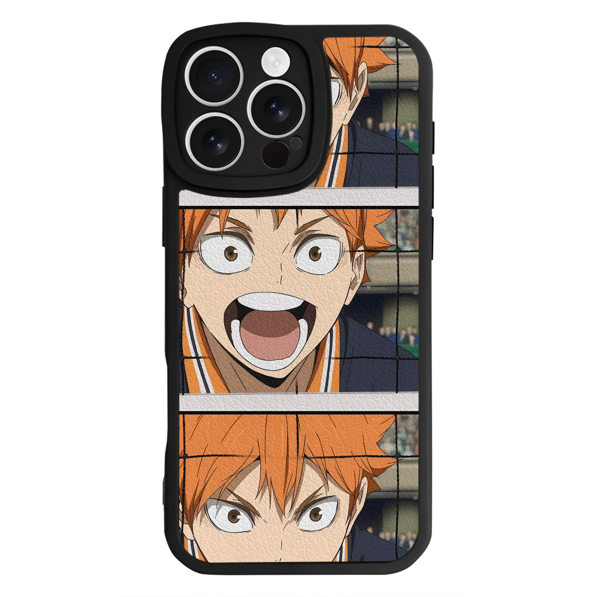 （画像用） ハイキュー!! Haikyu!! 【iPhone 16シリーズ対応】シリコンスマホケース（レザー調） 材質：シリコン